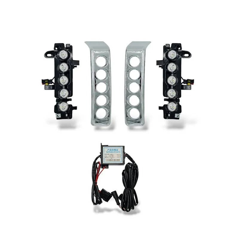 طقم كشاف ضباب شاص 2012 LED - طولي